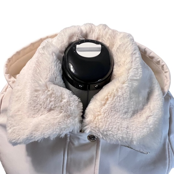 Jessica Simpson Faux Fur Collar Jacket - Picture 8 of 16